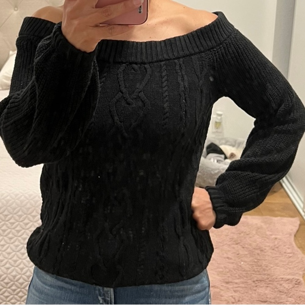 COPY - New York and Company off-the-shoulder sweater